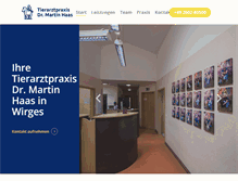 Tablet Screenshot of dr-martin-haas.de
